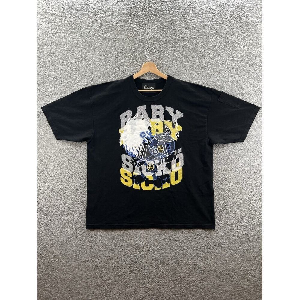 Baby Sicko Born From Pain Double Black Custom 1 Of 1 Rare Tee T-Shirt Size XXL
